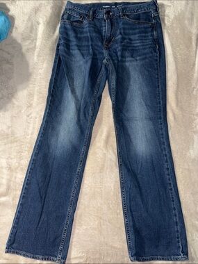 Old Navy Men's Dark Blue Bootcut Jeans
